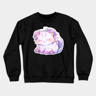 Cute embarrassed spirit of the forest Crewneck Sweatshirt